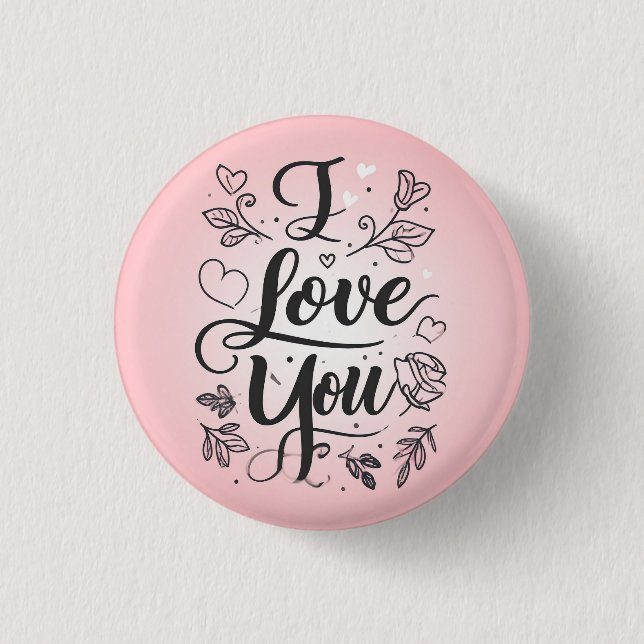 Ich liebe dich  button (Vorderseite)
