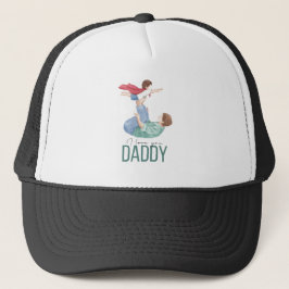 Ich liebe dich Daddy Superheld Vater und Kind Truc Truckerkappe