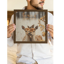 Ich Liebe dich ehrlich Poster