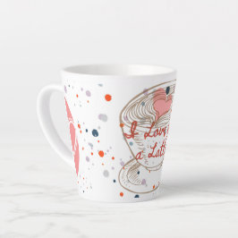 Ich liebe dich eine Latte Tasse Latte Tasse