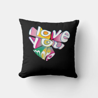 Ich liebe dich, eleganter Stil Kissen