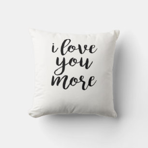 Ich liebe dich, elegantes Liebesdesign  Kissen