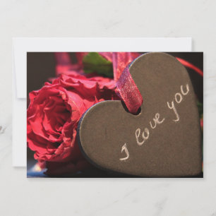 Ich liebe dich feiertagskarte