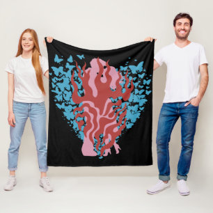 ICH LIEBE DICH FLEECEDECKE