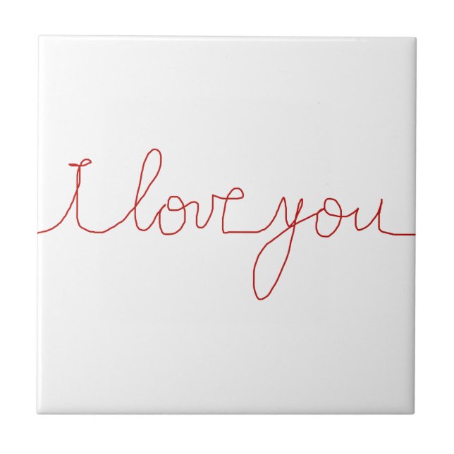 Ich Liebe dich Fliese (Vorderseite)