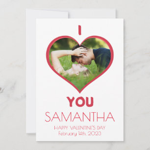 Ich liebe dich Frohen Valentinstag Feiertagskarte
