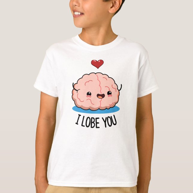Ich liebe dich Funny Brain Pub T-Shirt (Vorderseite)