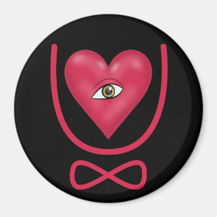 Ich Liebe dich für immer Herzen U Ewigkeit Magnet