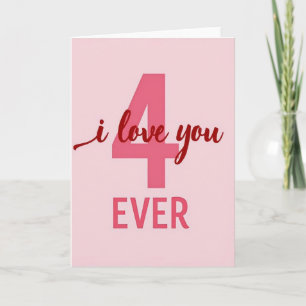 Ich liebe Dich für immer Karte