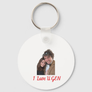 Ich liebe dich Gen Schlüsselanhänger