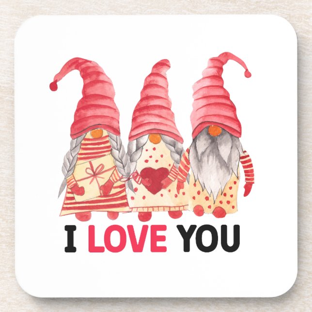 Ich Liebe dich Getränkeuntersetzer (Vorderseite)
