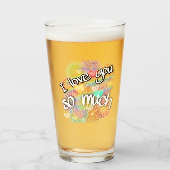 Ich Liebe dich Glas (Vorne (Gefüllt))