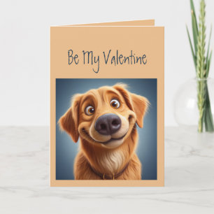 Ich liebe dich Goofy Verliebter Hundeherzen Karte