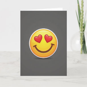 Ich liebe dich Herzaugen Karte