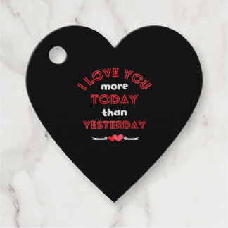 Ich liebe dich heute mehr als gestern Romantischer Geschenkanhänger