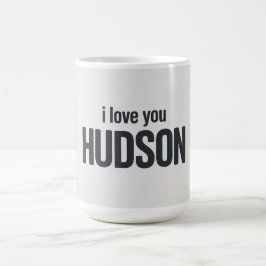 Ich liebe dich Hudson Kaffeetasse