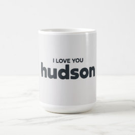 Ich liebe dich Hudson Kaffeetasse