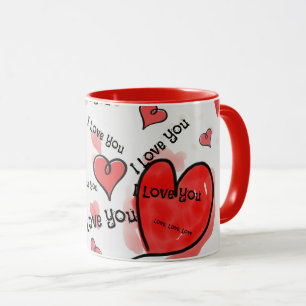 Ich Liebe dich, ich Liebe dich, ich Liebe dich Tasse