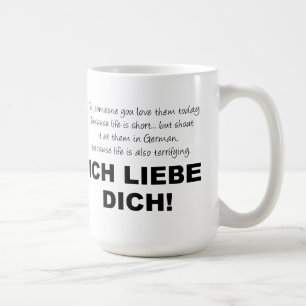 Ich Liebe Dich Ich Liebe Dich Lustiger Becher Kaffeetasse