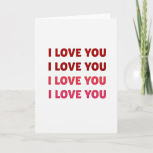 Ich liebe dich immer Romantische Karte