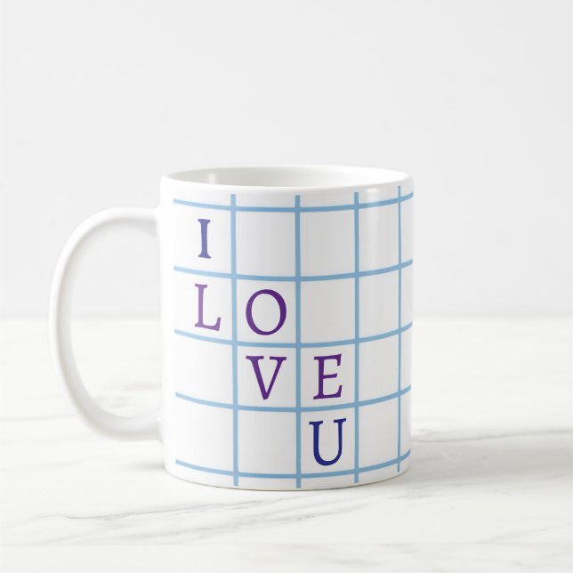 "Ich liebe dich" Kaffeetasse (Links)