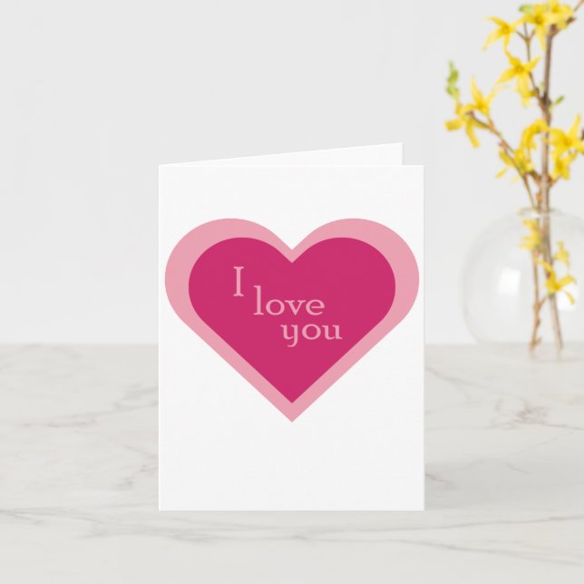 Ich liebe dich karte (Gelbe Blume)