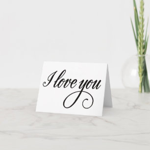 Ich Liebe dich Karte