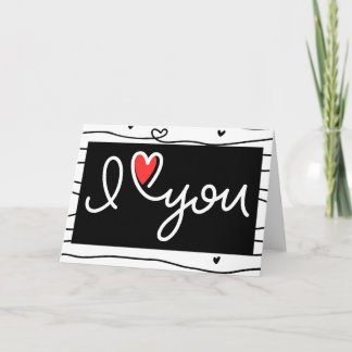 Ich Liebe dich Karte
