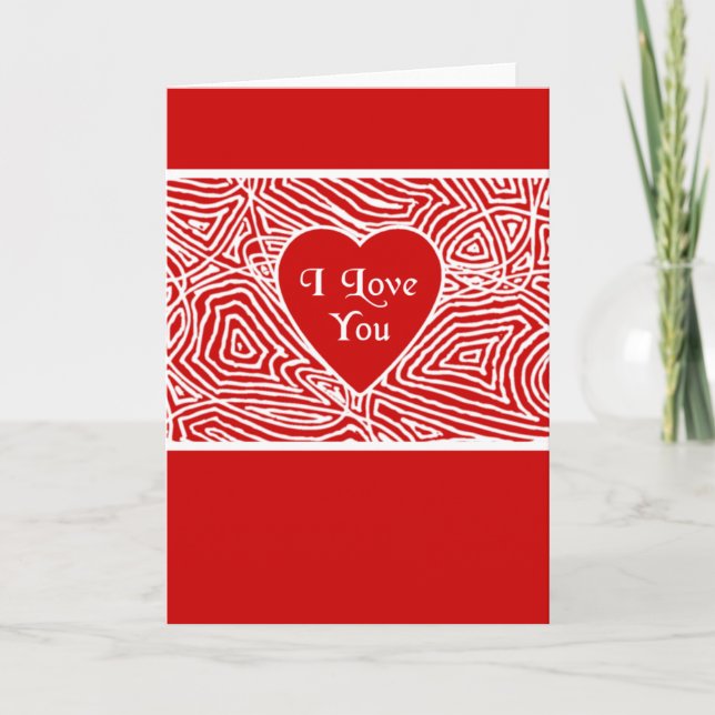 Ich liebe Dich Karte (Vorderseite)