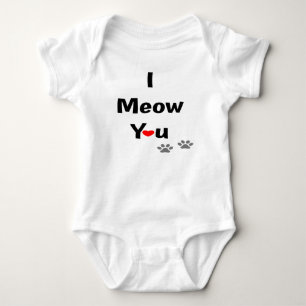 Ich liebe dich Katzenbesitzer Valentinstag Haustie Baby Strampler