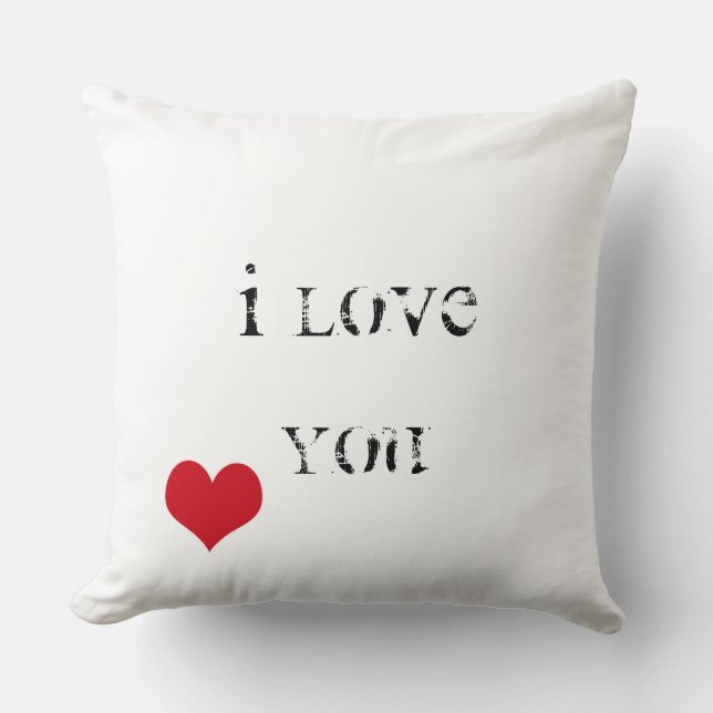 Ich Liebe dich Kissen (Vorderseite)