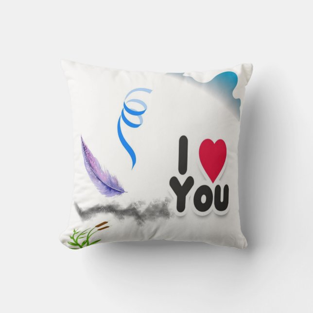 Ich Liebe dich Kissen (Vorderseite)