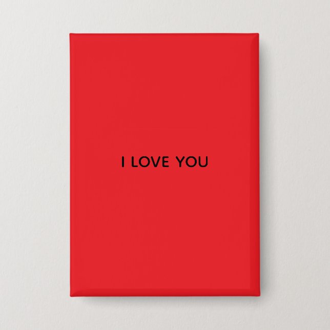 ICH LIEBE DICH KNOPF BUTTON (Vorderseite)