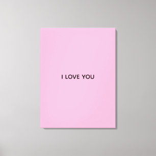 ICH LIEBE DICH LEINWANDDRUCK