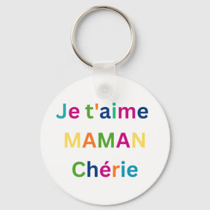 "Ich liebe dich, liebe MAMA" Süße Kinderschlüssela Schlüsselanhänger