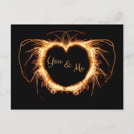 Ich liebe Dich - Liebesgrüße aus dem Briefkasten! Postkarte