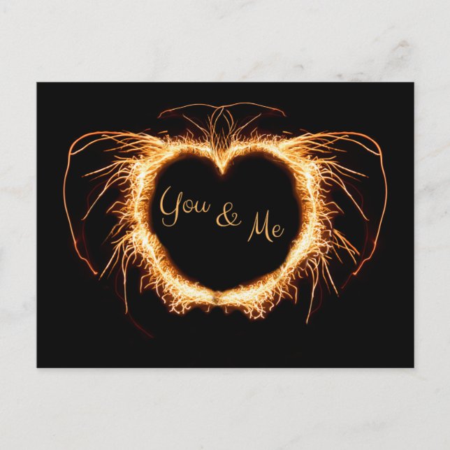 Ich liebe Dich - Liebesgrüße aus dem Briefkasten! Postkarte (Vorderseite)