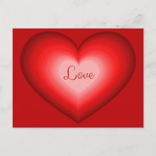 Ich liebe Dich - Liebesgrüße aus dem Briefkasten! Postkarte