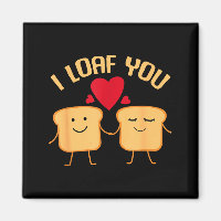 Ich liebe dich Lustiges Valentinstag-Brotliebhaber