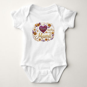 Ich liebe dich, Mama Baby Strampler