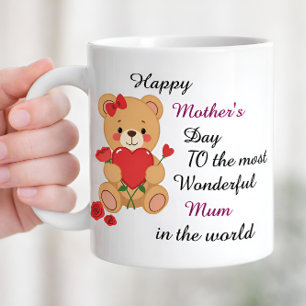 Ich liebe dich Mama-Geschenk, wunderbares Mutter-M Zweifarbige Tasse