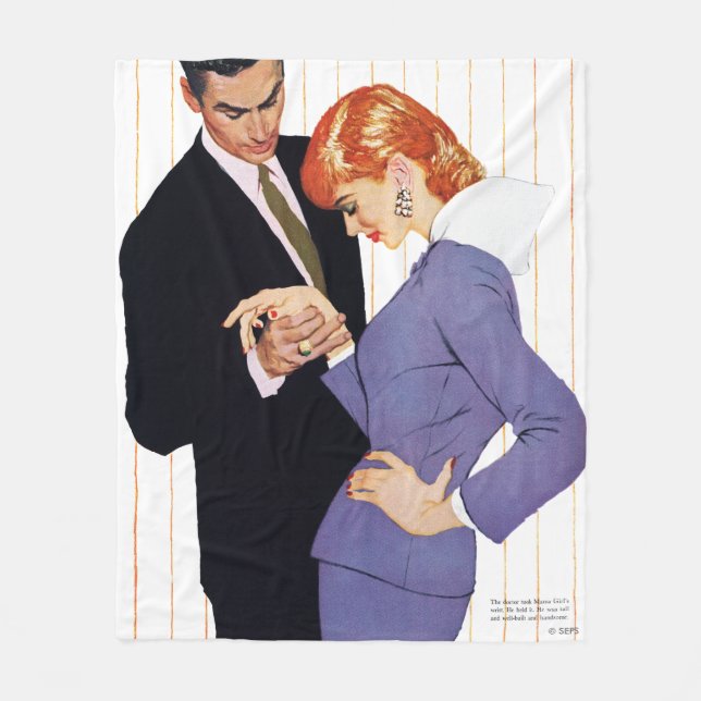 Ich Liebe dich, Mama Girl Fleecedecke (Vorderseite)