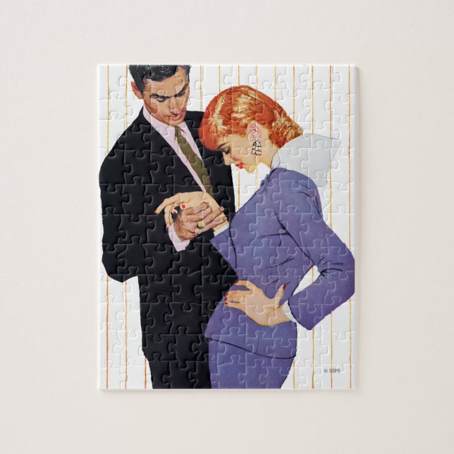 Ich Liebe dich, Mama Girl Puzzle (Vertikal)