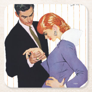 Ich Liebe dich, Mama Girl Rechteckiger Pappuntersetzer