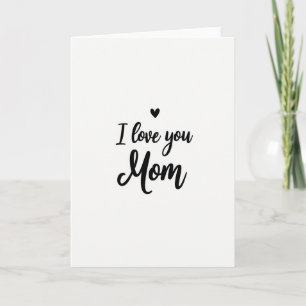 Ich liebe dich Mama Grußkarte Karte
