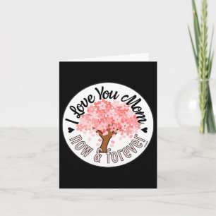 Ich liebe dich Mama - Jetzt und für immer Pink Tre Karte