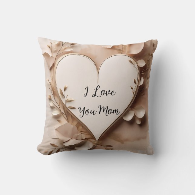Ich liebe dich, Mama  Kissen (Vorderseite)