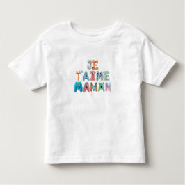 Ich liebe dich, Mama Kleinkind T-shirt