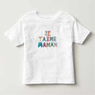 Ich liebe dich, Mama Kleinkind T-shirt