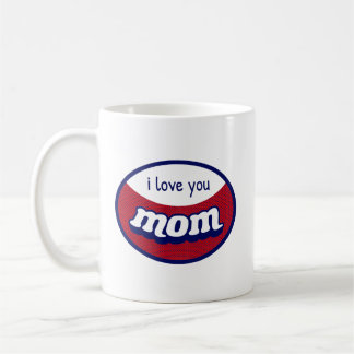 "Ich liebe dich Mama" Personalisierter Kaffeebeche Kaffeetasse
